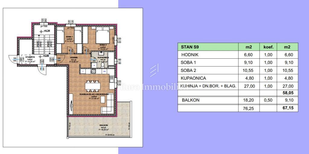 Promajna - nuovo appartamento vicino alla spiaggia