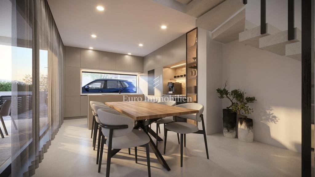 Malinska - villetta bifamiliare con vista mare!