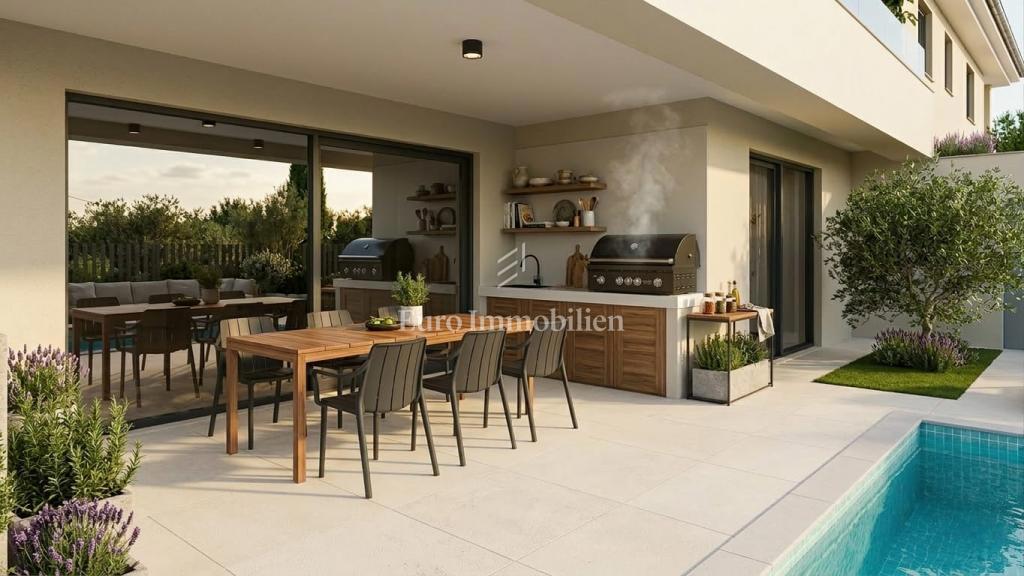 Malinska - villetta bifamiliare con vista mare!