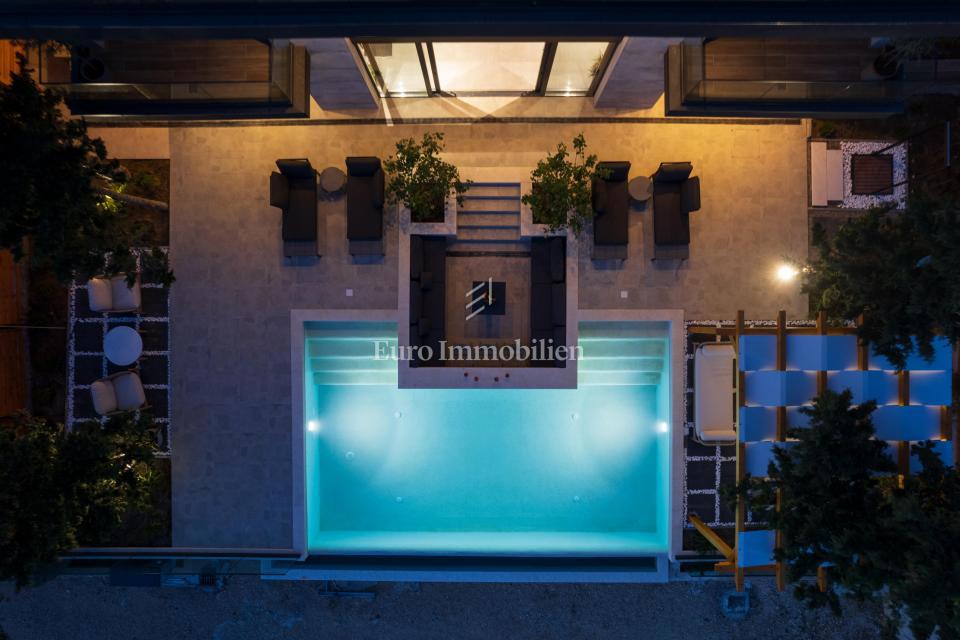 Starigrad - villa di lusso con vista panoramica sul mare