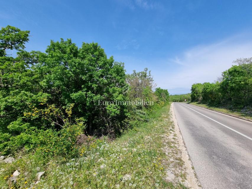 Labin - terreno agricolo con vista mare
