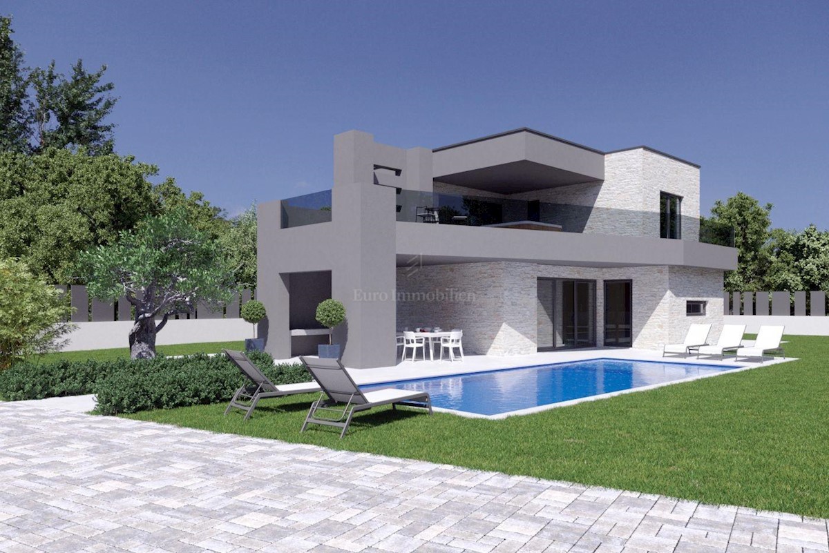 Modern villa with swimming pool