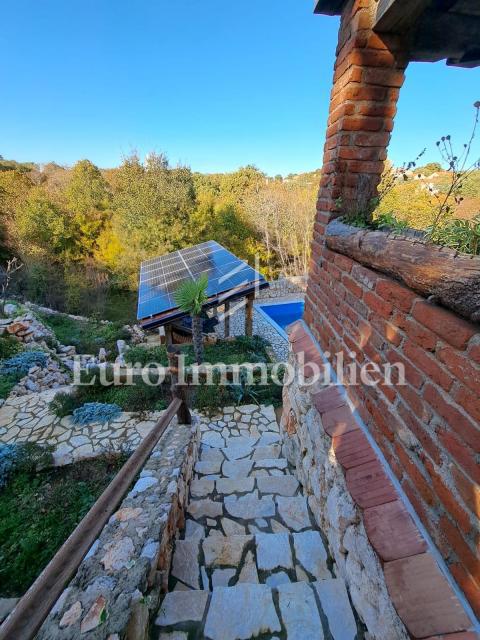 Detached house with heated pool, Dobrinj area - island of Krk