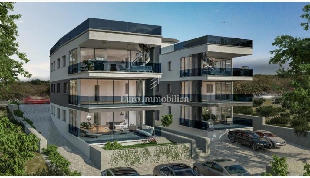 Luxury apartments, 50 meters from the sea, new building