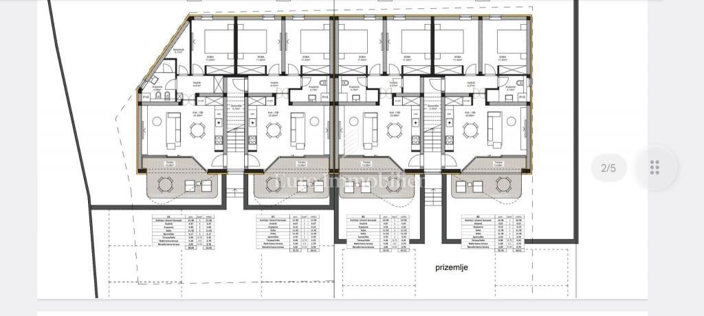 Apartment on the 1st floor, new building, near Poreč