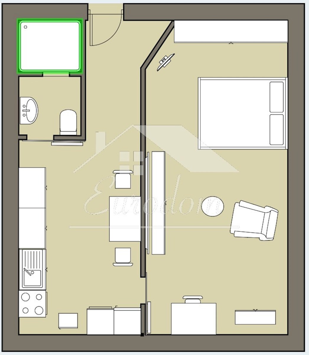 Appartamento 36m² nel cuore di Zagabria