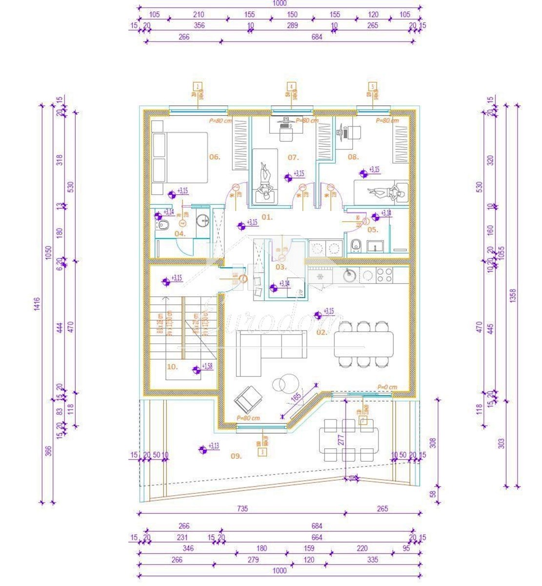 Nuova costruzione di alto livello – €2.545 al m²