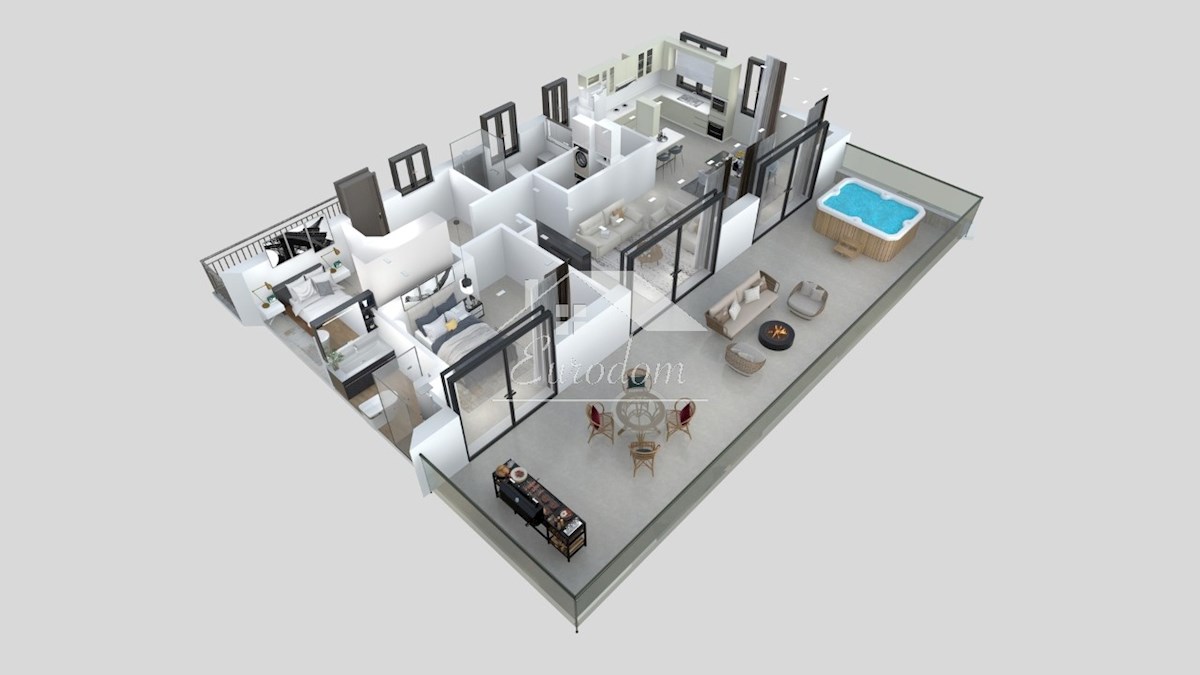 NUOVA COSTRUZIONE – Attico con terrazza panoramica e jacuzzi