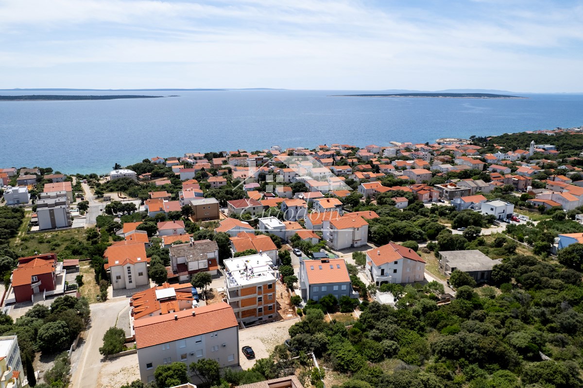 Mandre, Isola di Pag – Appartamento con due camere, vista mare e giardino, a 350 m dalla spiaggia