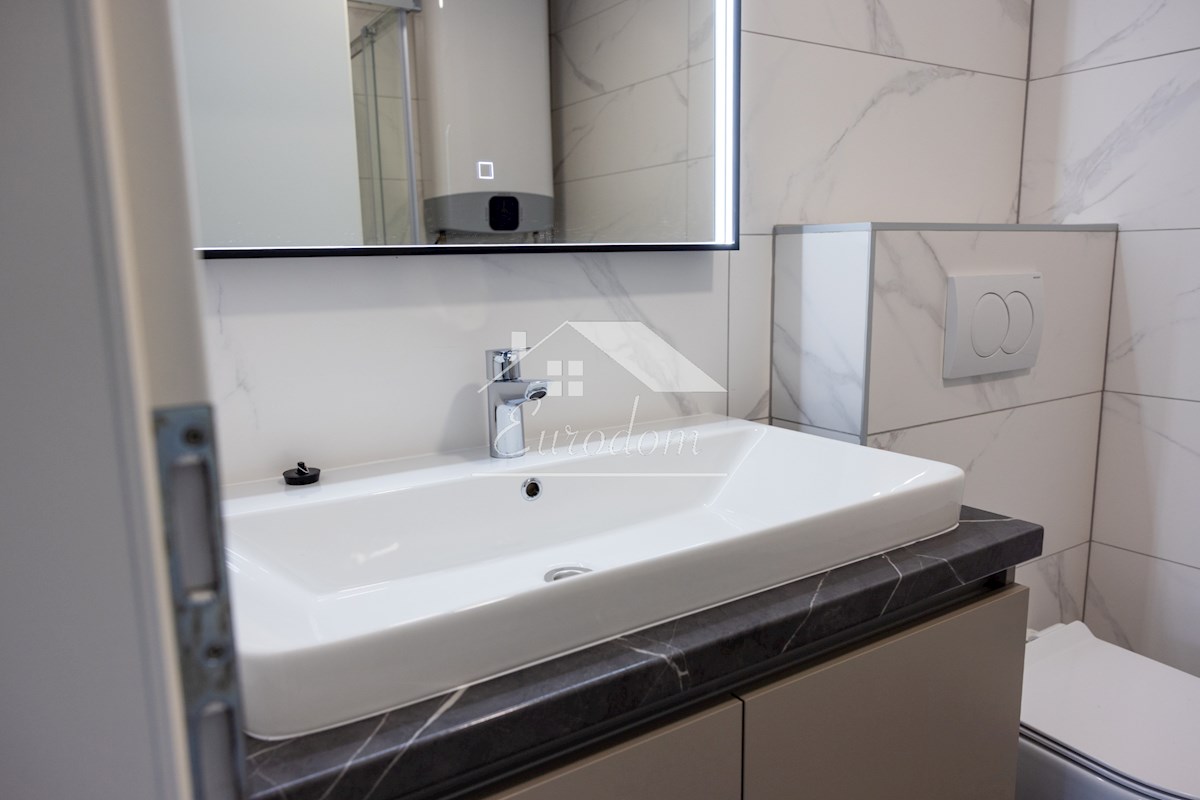 Mandre, Isola di Pag – Appartamento con due camere, vista mare e giardino, a 350 m dalla spiaggia