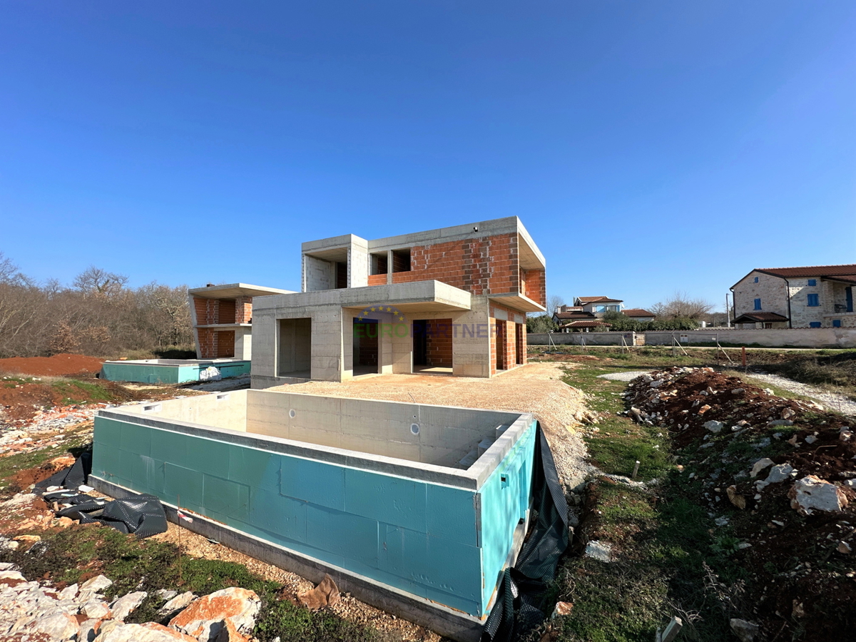Una villa moderna in costruzione in Istria - Villa Harmony