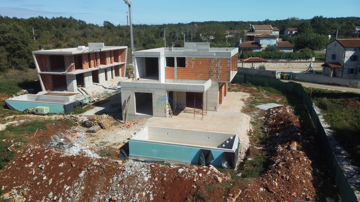 Una villa moderna in costruzione in Istria - Villa Harmony