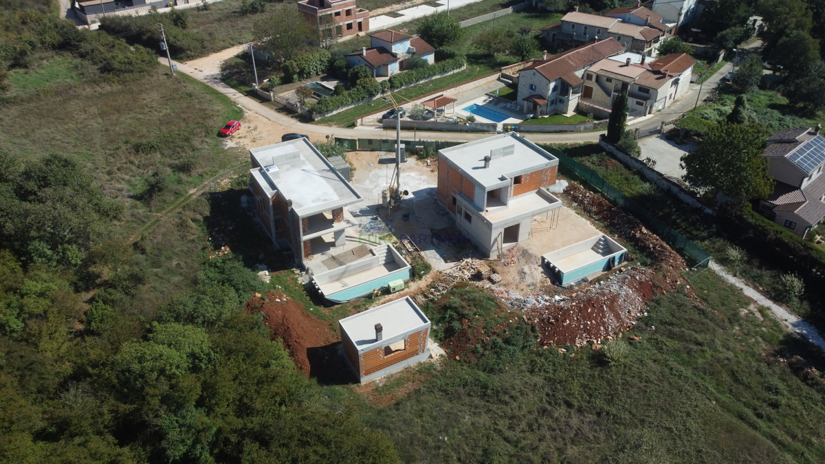 Una villa moderna in costruzione in Istria - Villa Harmony