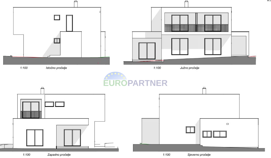 Una villa moderna in costruzione in Istria - Villa Harmony