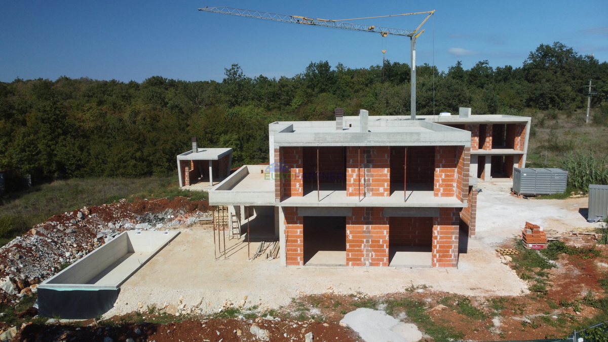 Una villa moderna in costruzione in Istria - Villa Harmony