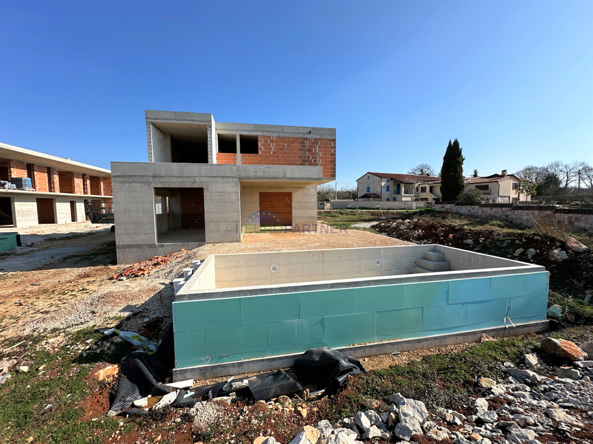 Una villa moderna in costruzione in Istria - Villa Harmony