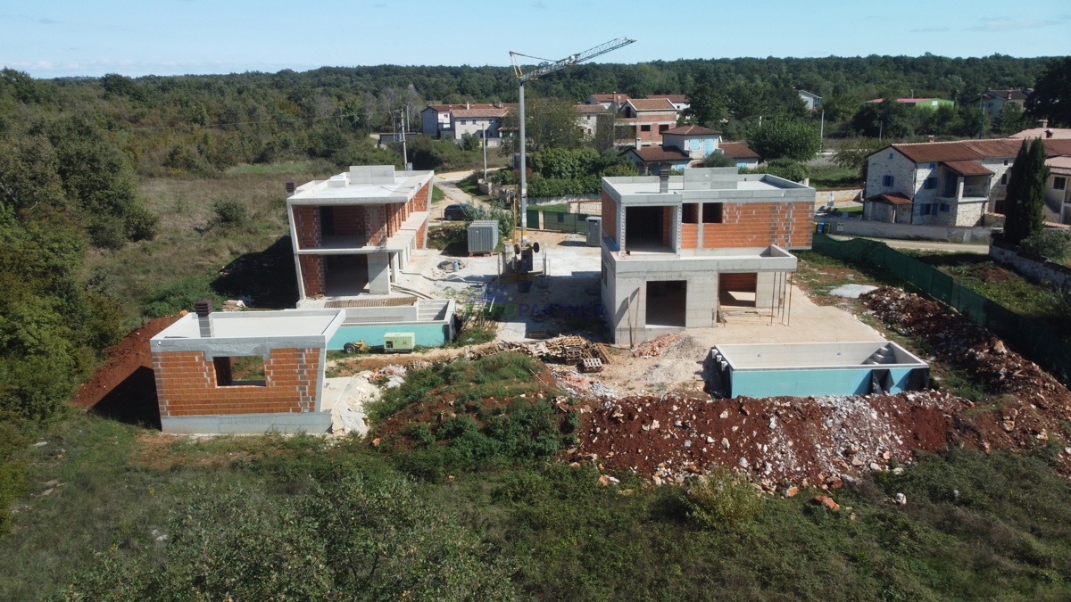 Una villa moderna in costruzione in Istria - Villa Harmony