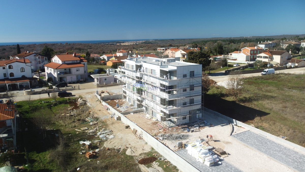 Appartamento 65m2, nuova costruzione, zona Parenzo, Istria