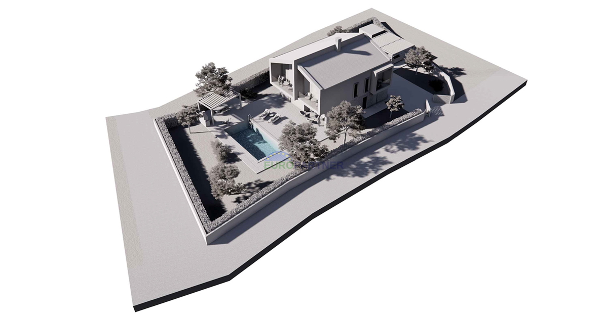 Poreč area, building land with building permit
