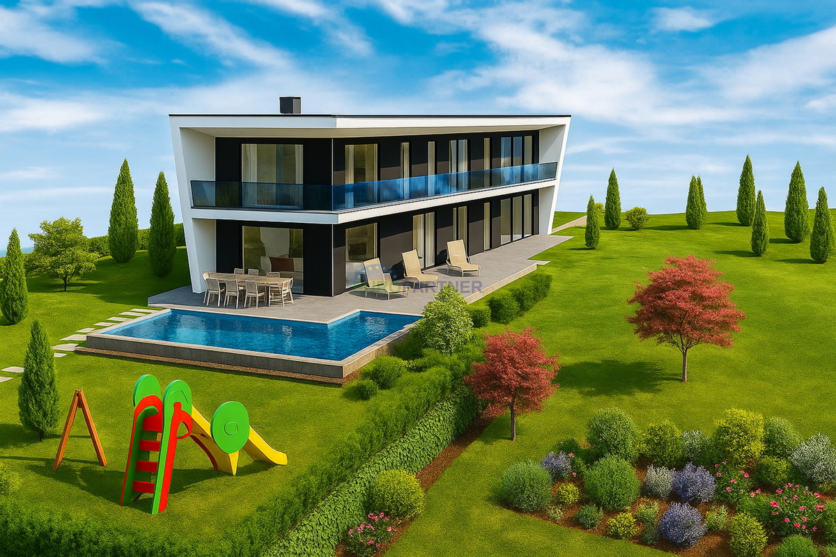 &quot;Villa Black Beauty&quot; attende il suo nuovo proprietario, realizzata con il metodo di costruzione &quot;chiavi in ​​mano&quot;.