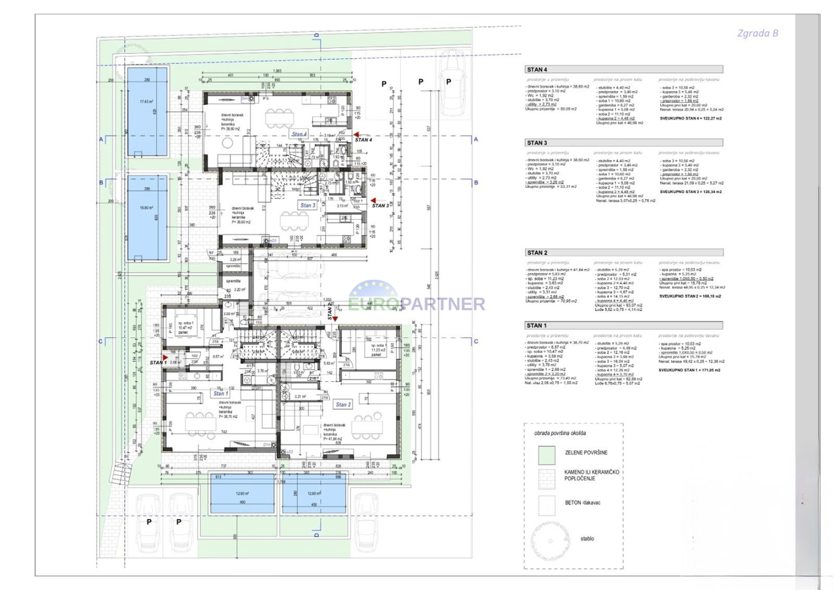 Poreč, Istria, casa con tre camere da letto