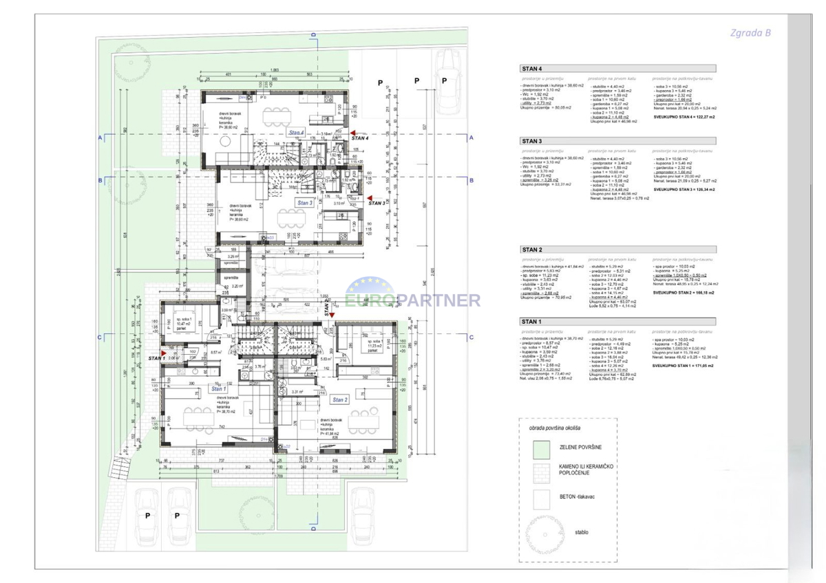 Poreč, Istria, casa con tre camere da letto