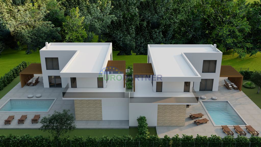 Istria, Kaštelir, moderna doppia casa in ottima posizione