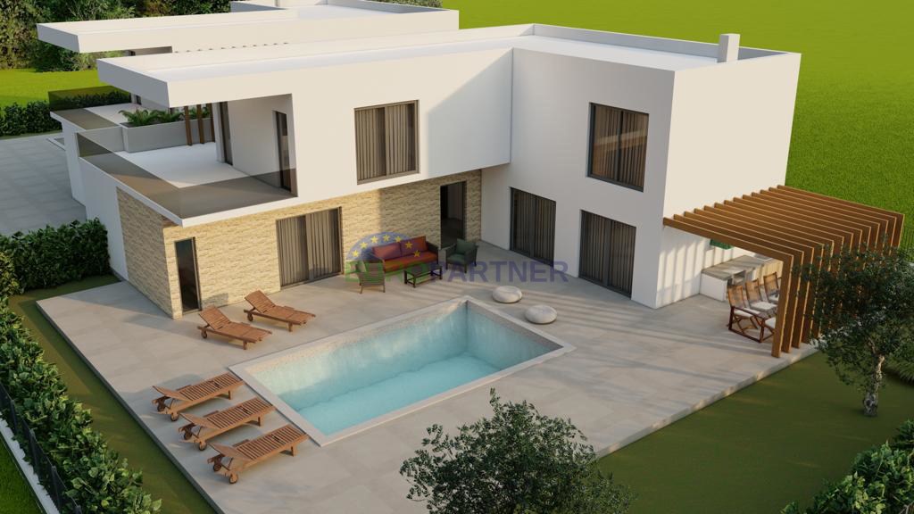 Istria, Kaštelir, moderna doppia casa in ottima posizione