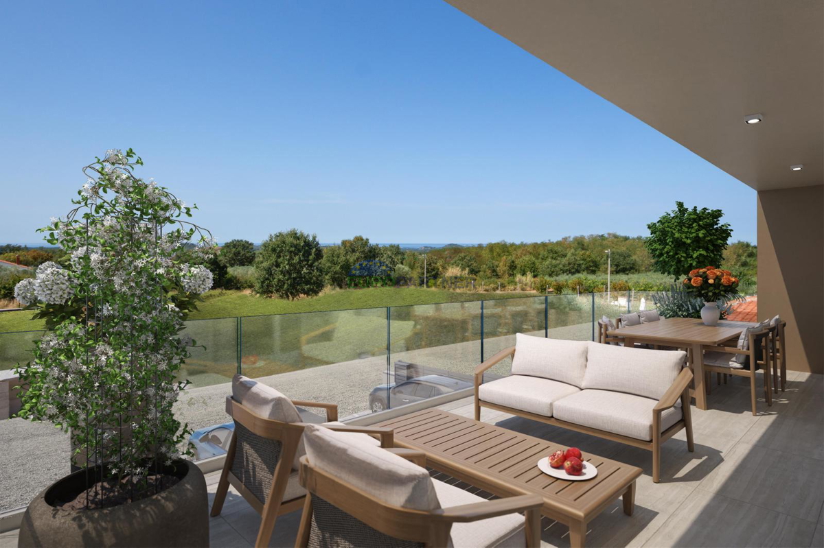 Istria, Parenzo, appartamento moderno con giardino