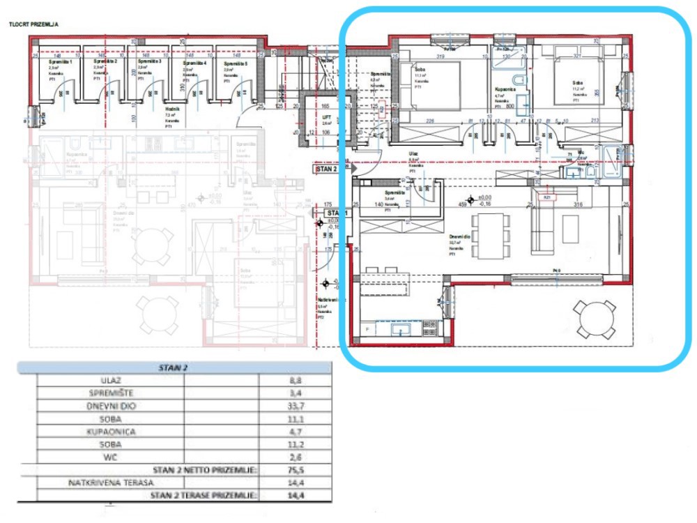 Appartamento con cortile di 400 m2, Poreč