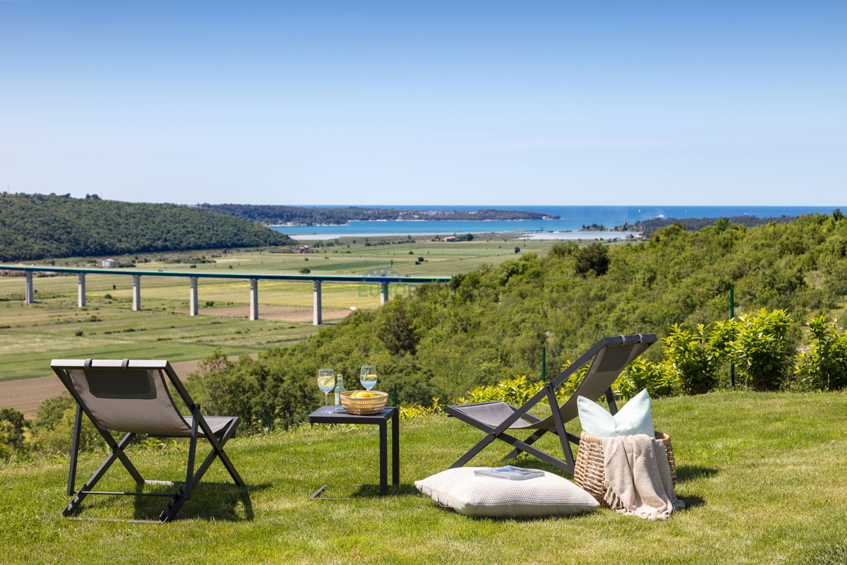 Villa di lusso con vista mare, Verteneglio, Brtonigla