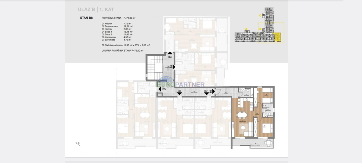 Labin, appartamento bilocale al secondo piano di una palazzina di recente costruzione