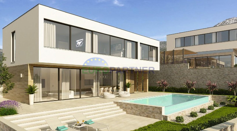 Nuova villa moderna con splendida vista mare