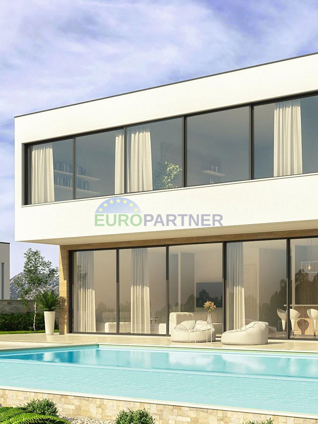 Nuova villa moderna con splendida vista mare