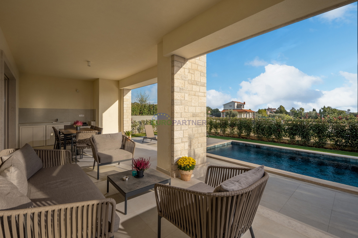 Lussuosa villa con incantevole vista sul mare e sulla città, Vabriga