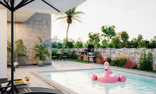 Istria, Tar, bella casa con piscina