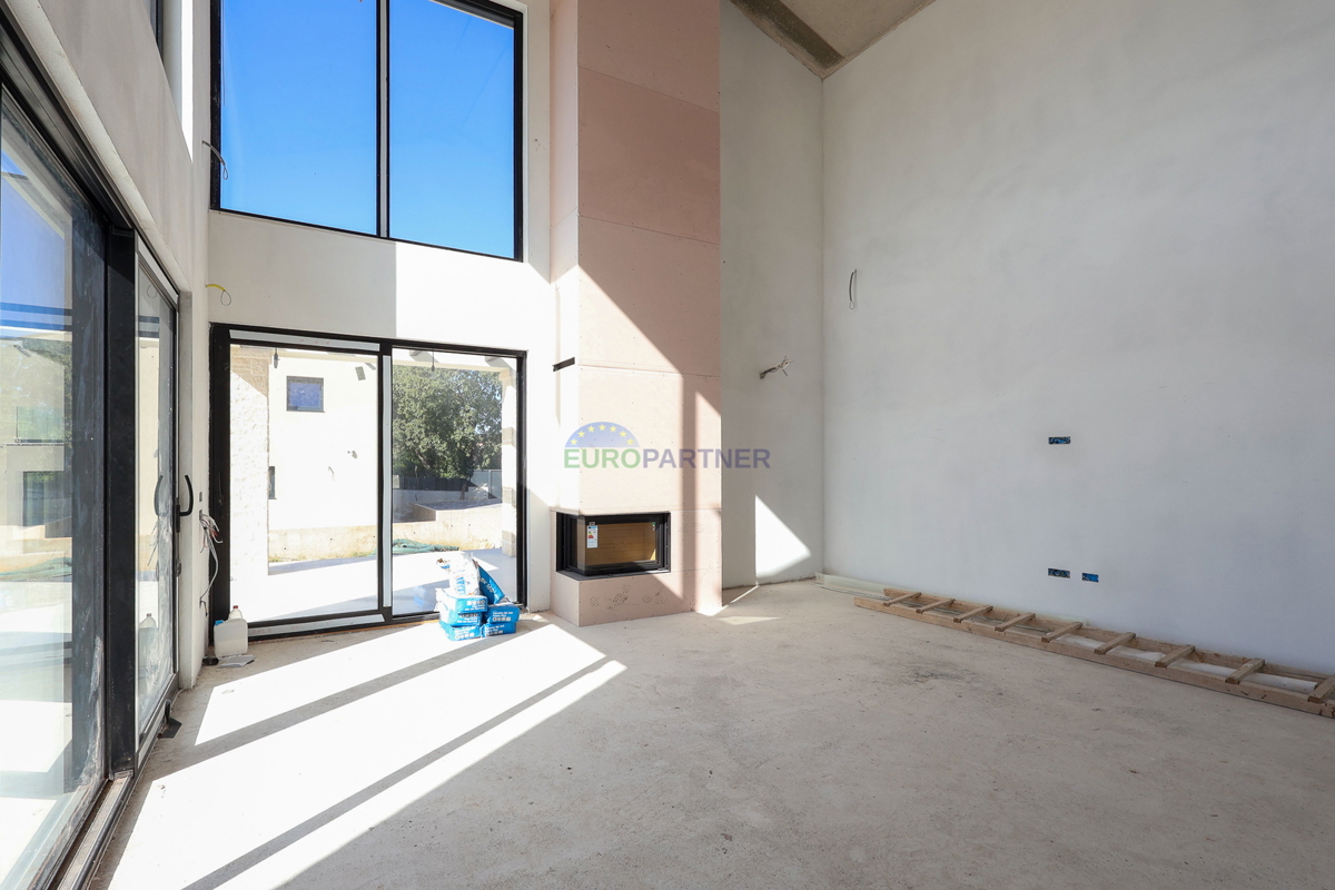 Villa di design con vista mare, zona di Parenzo, Istria