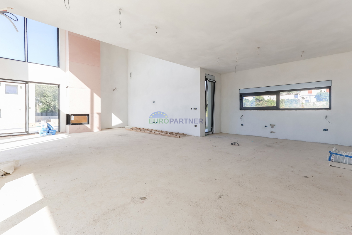 Villa di design con vista mare, zona di Parenzo, Istria