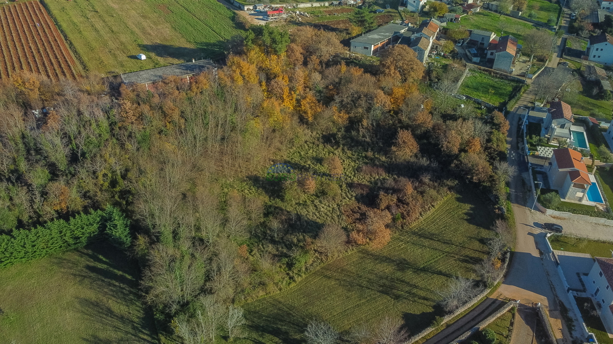 Istria, Višnjan, periferia, terreno edificabile con vista mare