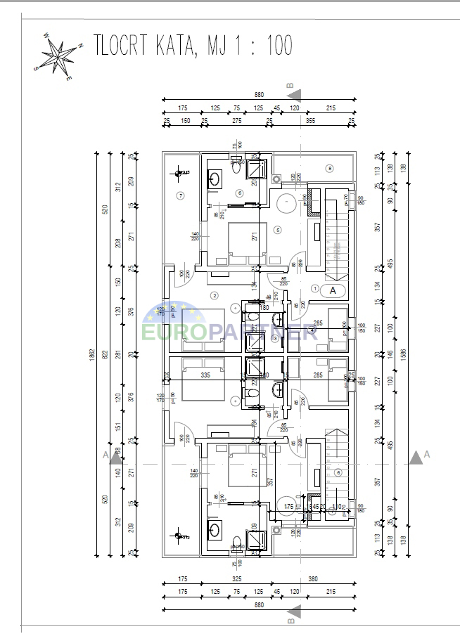 POREČ - CASA IN COSTRUZIONE CON PISCINA IN BUONA POSIZIONE