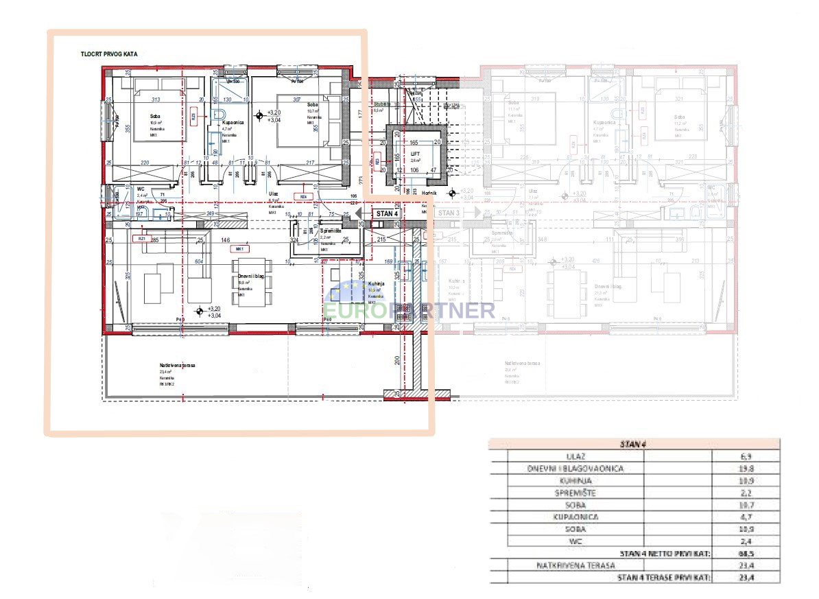 Appartamento con vista mare, nuova costruzione, Parenzo, Istria