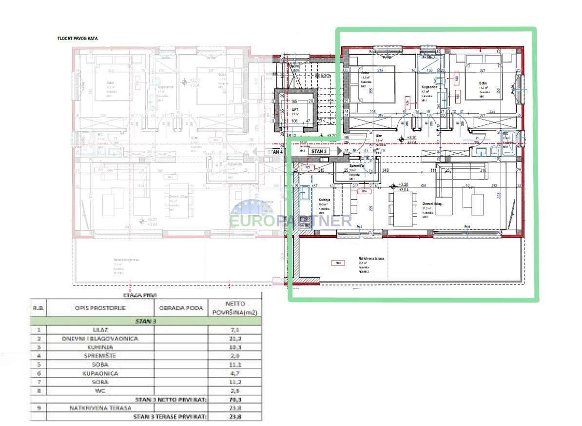 Appartamento in nuova costruzione con vista mare, Poreč
