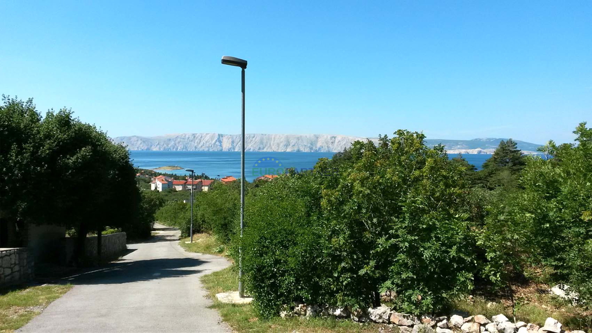 Terreno con vista panoramica sul mare vicino a N.Vinodolski