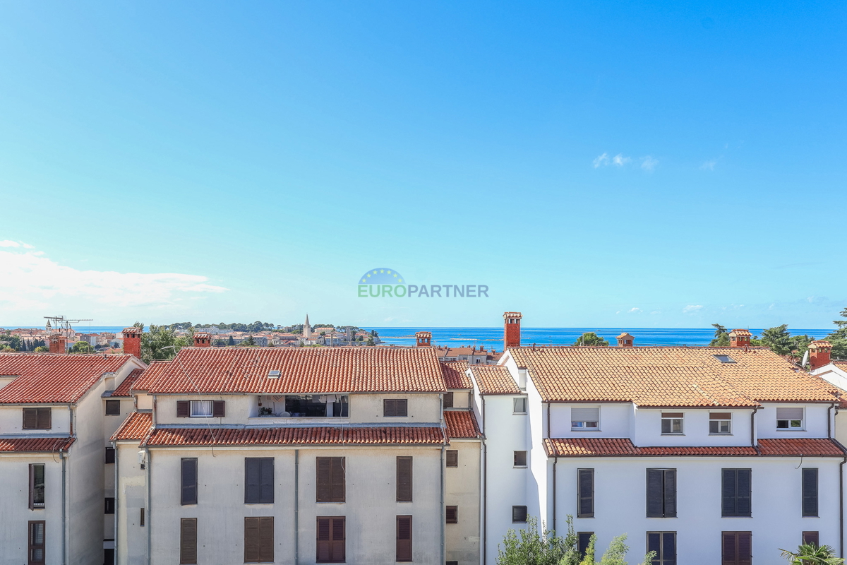 Appartamento con vista mare, 300 metri dal mare, Parenzo, Istria