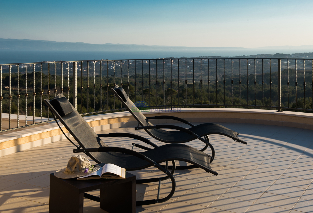 Villa con splendida vista sul mare vicino a Spalato