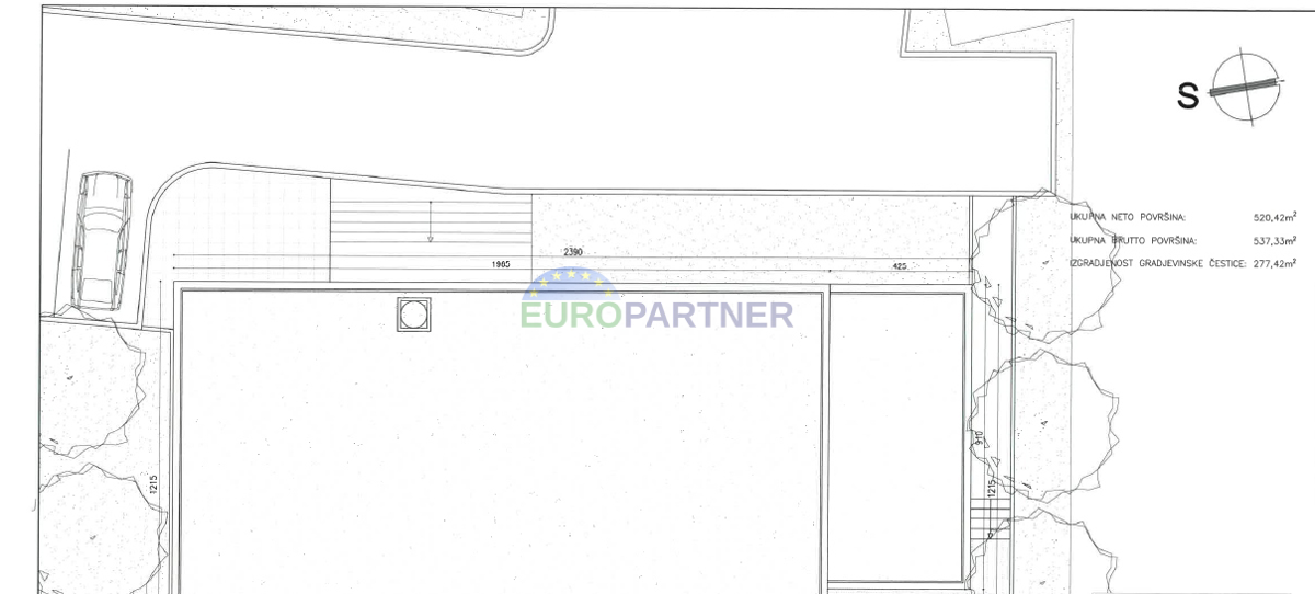 Terra La prima fila al mare con un progetto di idea, Rogoznica