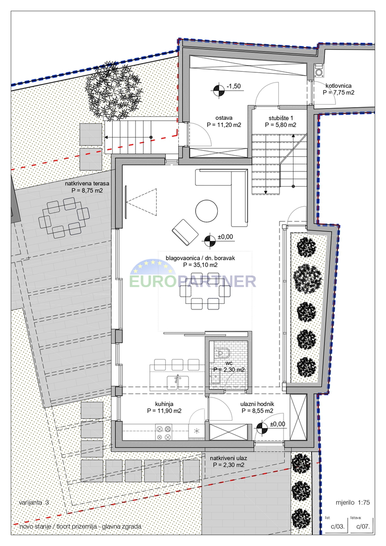 Zona Parenzo, casa con permesso di costruzione