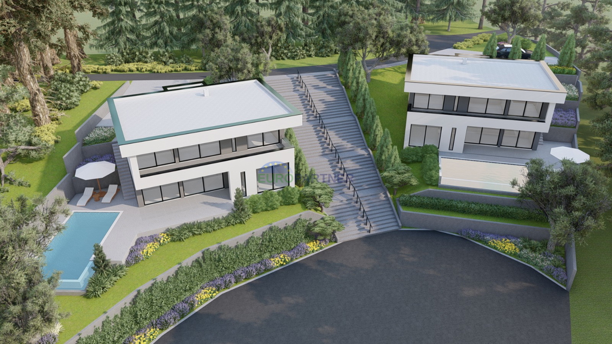 Istria, okolica Rovinja, prekrasna vila u izgradnji