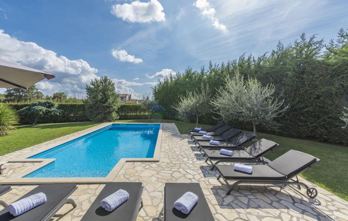 Bellissima villa in pietra con piscina, Višnjan