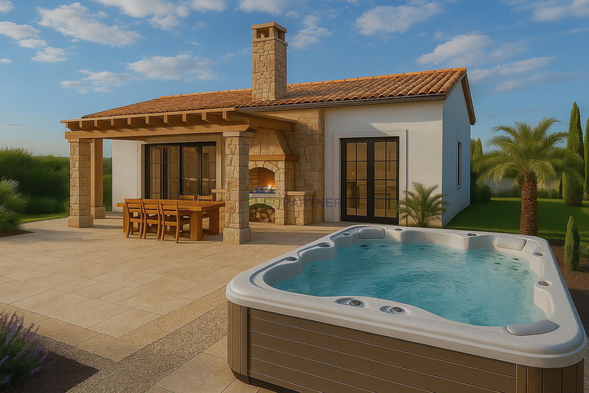 Casa bifamiliare con piscina, Parenzo, dintorni